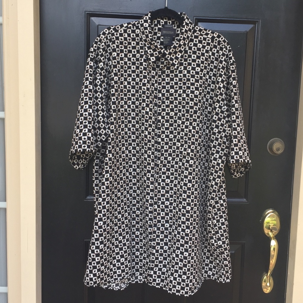 Alexander Lloyd Short Sleeve Casual Shirt Sz 2XT